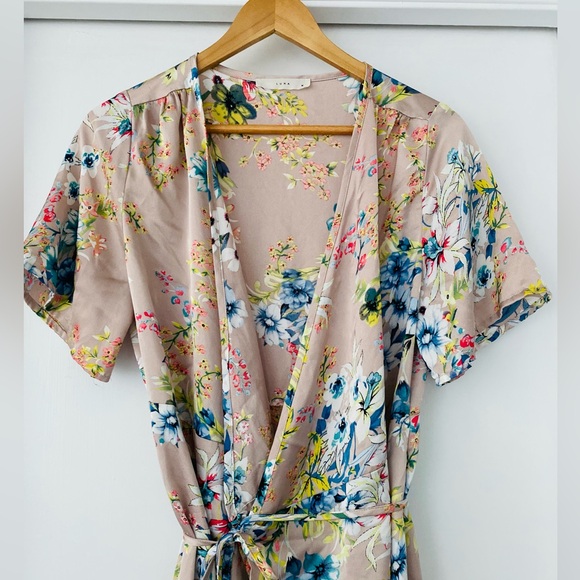 Luna Floral Morning Gown, Size M - Picture 5 of 8